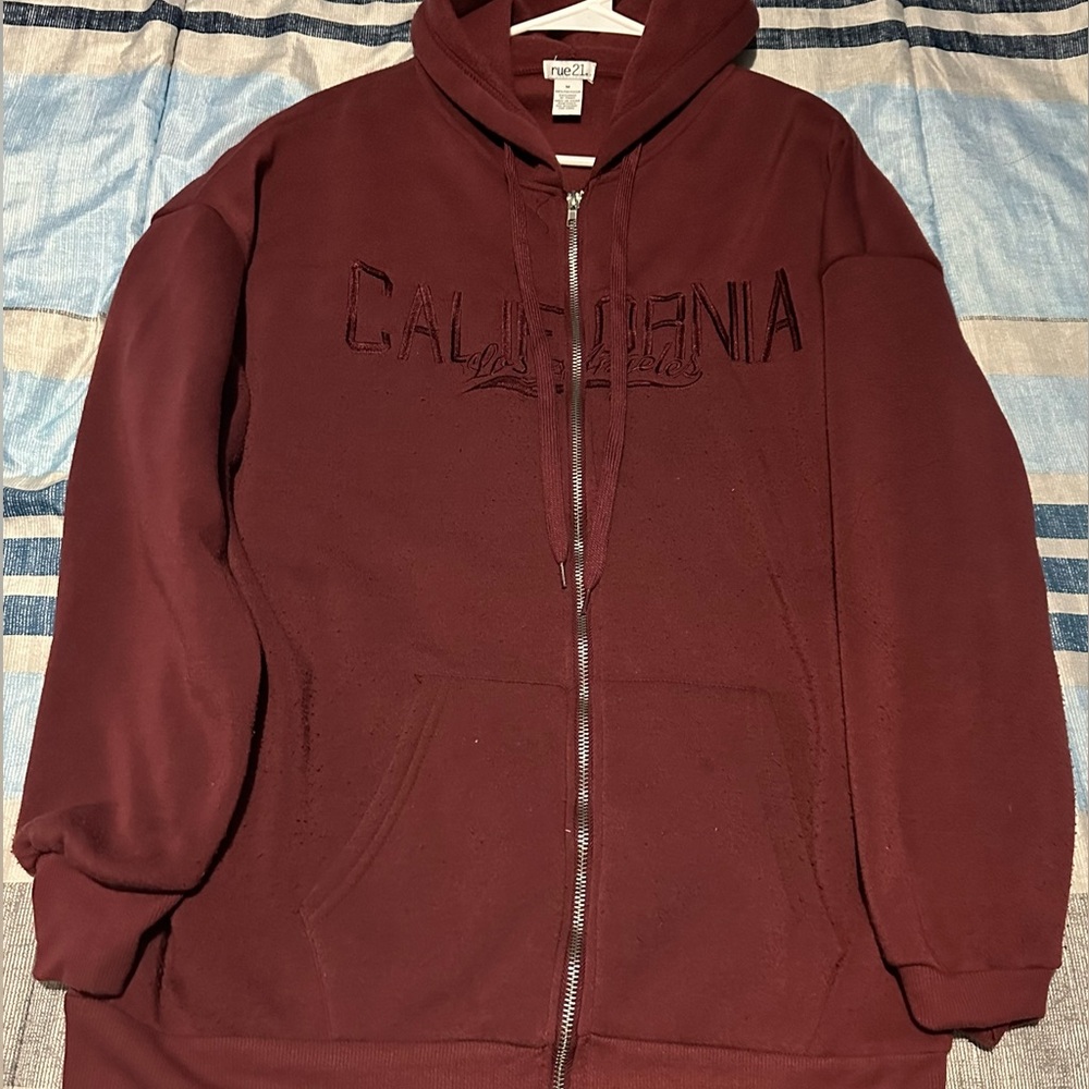 Rue 21 Burgundy Jacket
